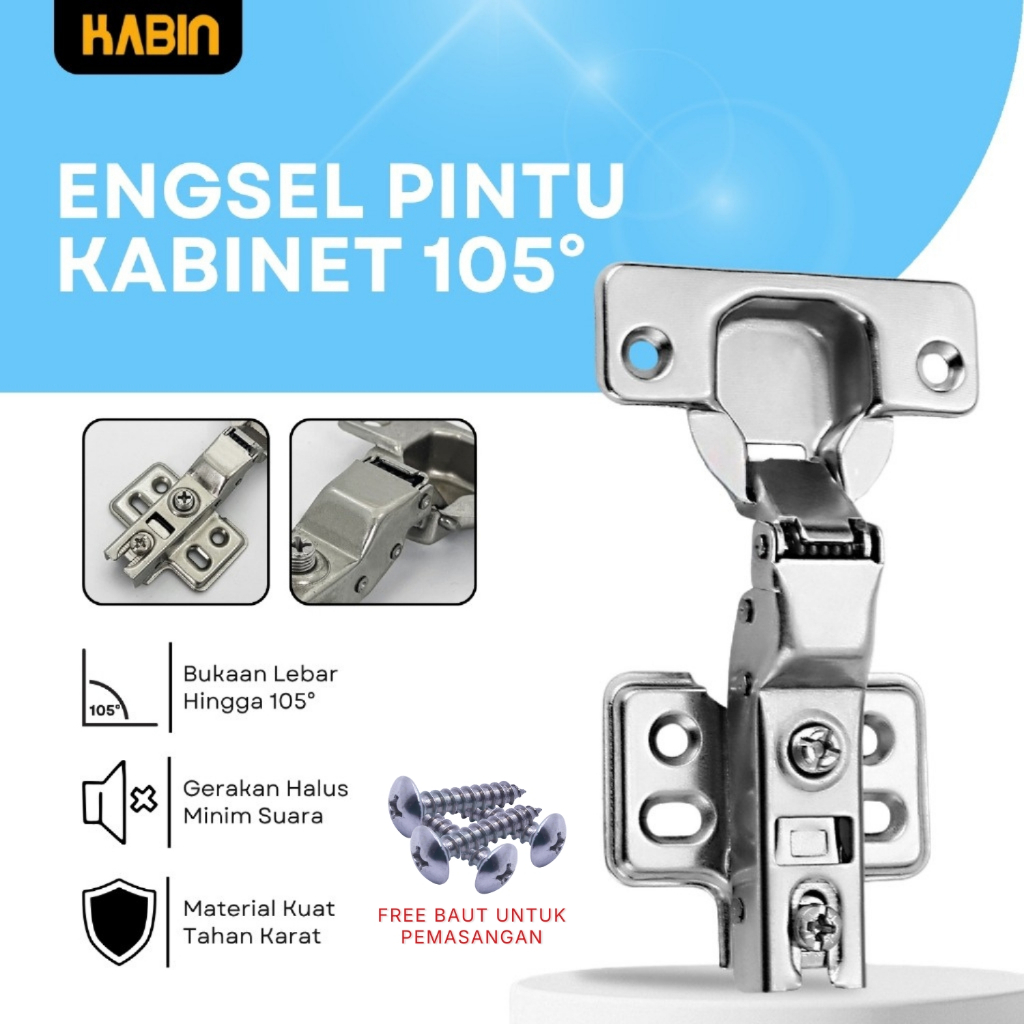 Engsel Sendok Slow Motion Engsel Pintu Lemari Soft Close