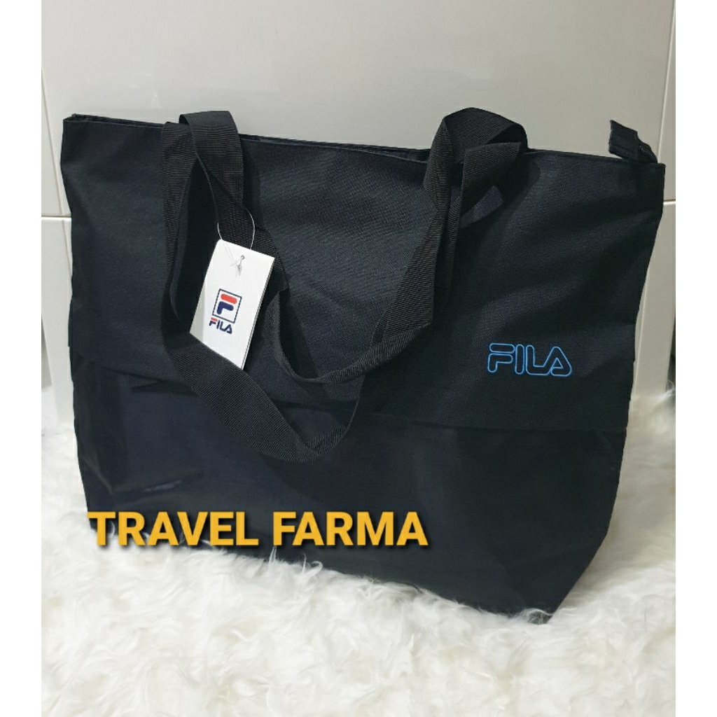 FILA TWO COLOR TOTEBAG BLACK