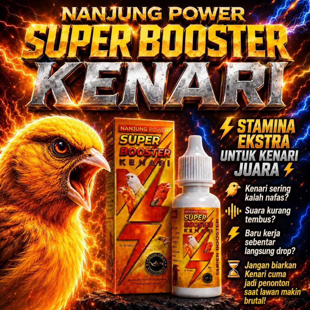 PENGGACOR KENARI - VITAMIN KENARI - BOOSTER KENARI
