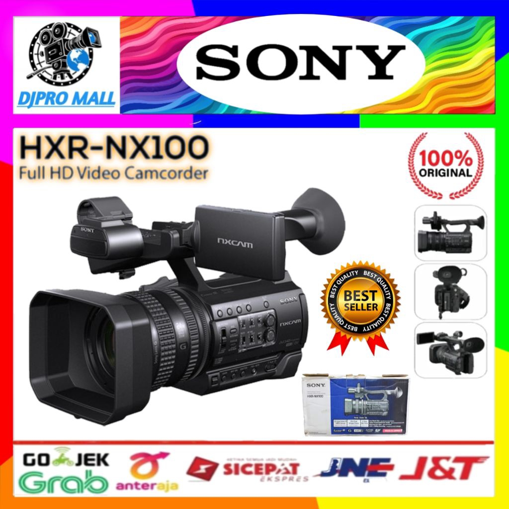 SONY HXR-NX100 Full HD Camcorder Handheld Profesional HXR NX 100 NXCAM Full HD Handycam Sony