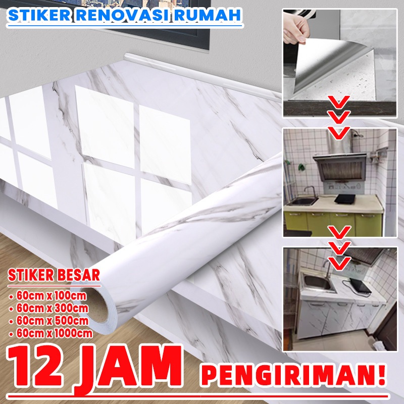 [Barang spot]  wallpaper meja dapur wallpaper stiker dapur wallpaper tembok dapur wallpaper untuk da