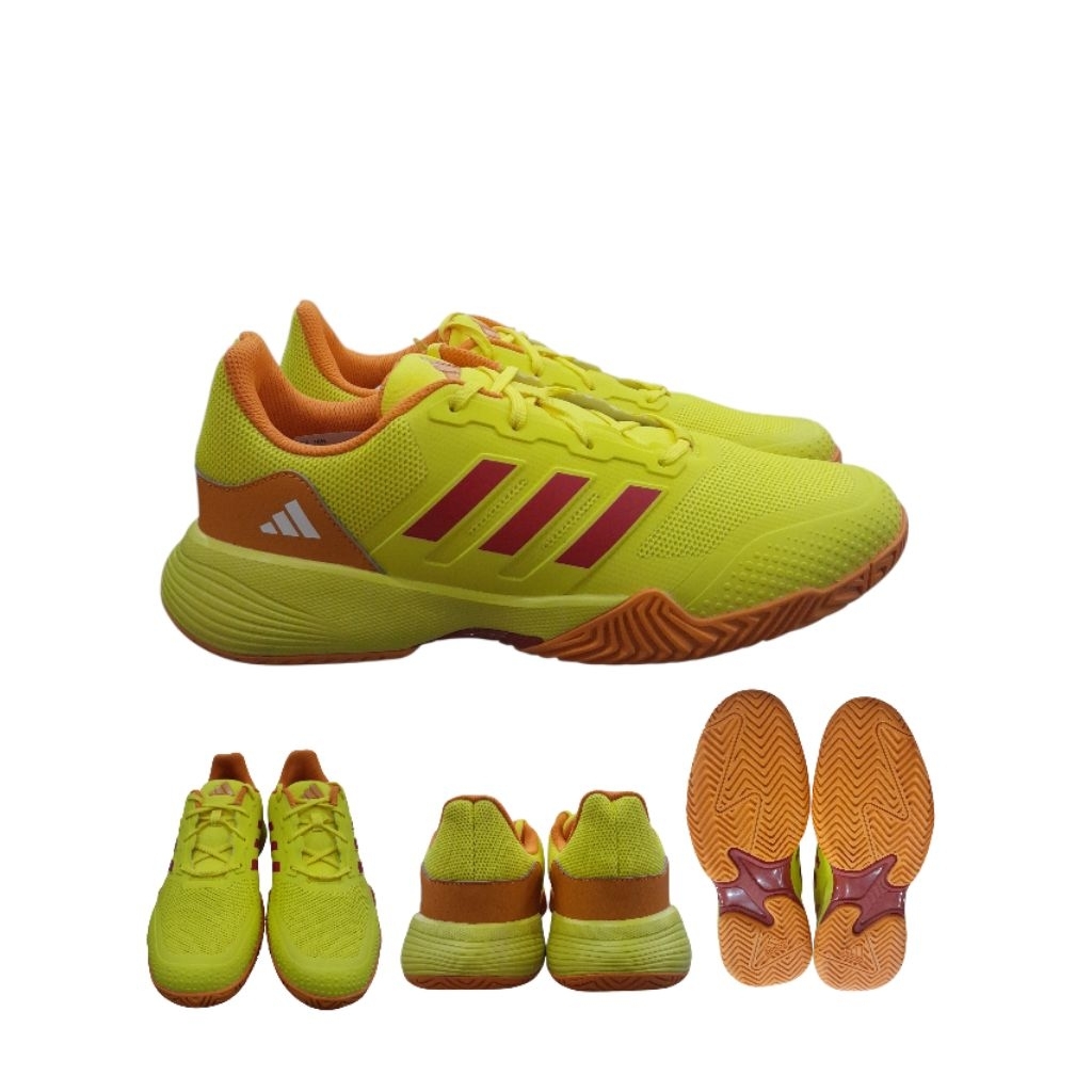 Sepatu Tenis Adidas DROP SHOT M / Byello/Borang/ Bolred/White/sepatu tenis Adidas Original