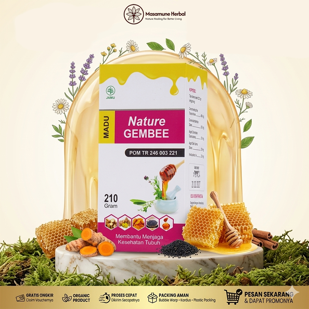 MADU GEMUK BADAN Nature Gembee Obat Penggemuk Badan ORIGINAL Untuk Anak Dan Dewasa Pria Wanita