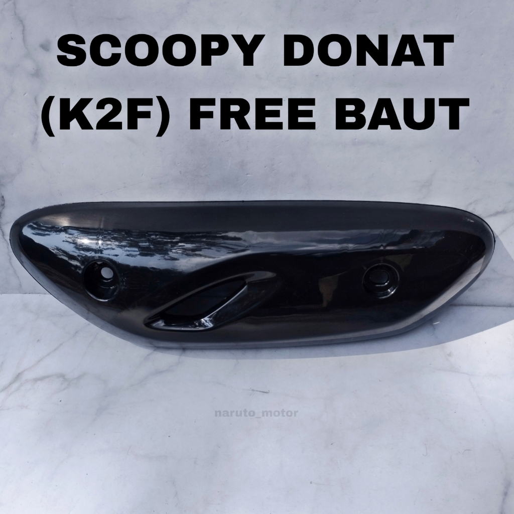 NB - COVER TAMENG PELINDUNG KNALPOT TUTUP SCOOPY ESP DONAT (K2F) FREE BAUT