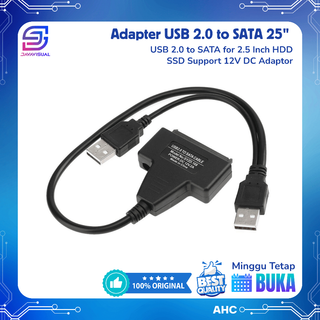 [JaVis] USB 2.0 TO SATA HDD 2.5" + ADAPTOR 12V 3A
