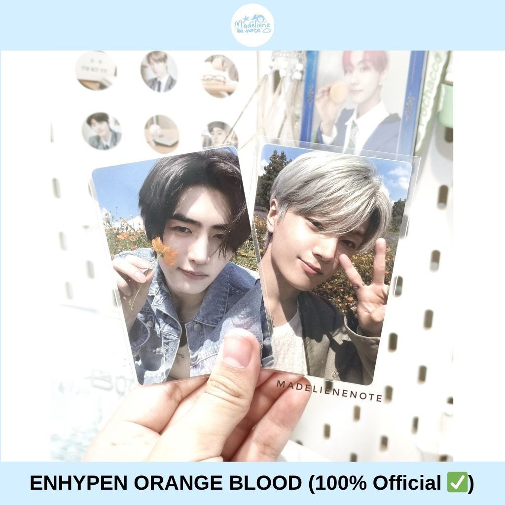(OFFICIAL) Photocard Sunghoon Jay Orange Blood PC OFFICIAL Enhypen