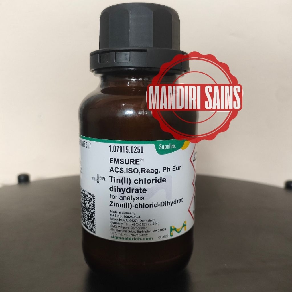 TIN (II) CHLORIDE DIHYDRATE 1.07815.0250 For Analysis