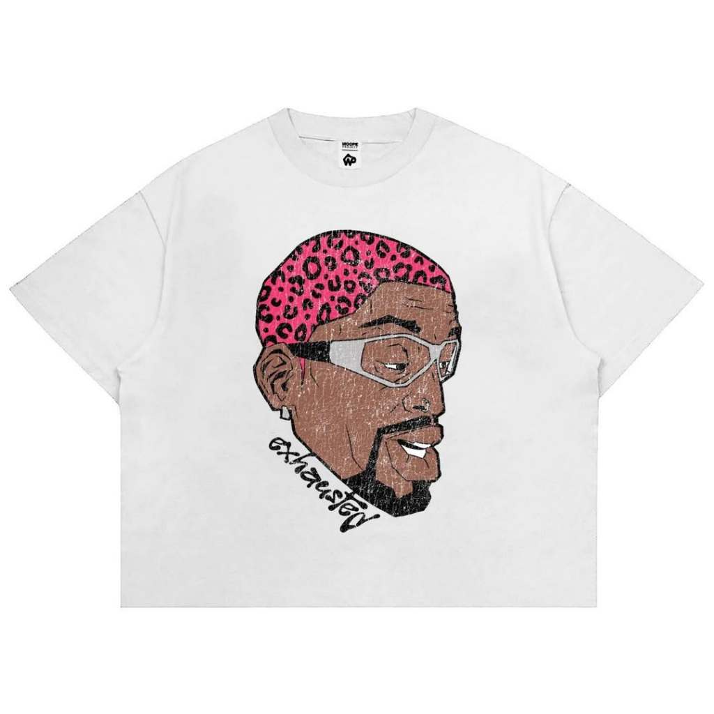 WOOPIE T-SHIRT - TS RODMAN WHITE