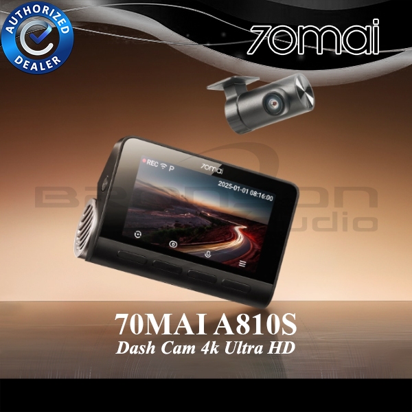 70mai Dash Cam A810S 4K Dual Sony Starvis 2 Kamera Mobil A 810 S by Bronson Audio