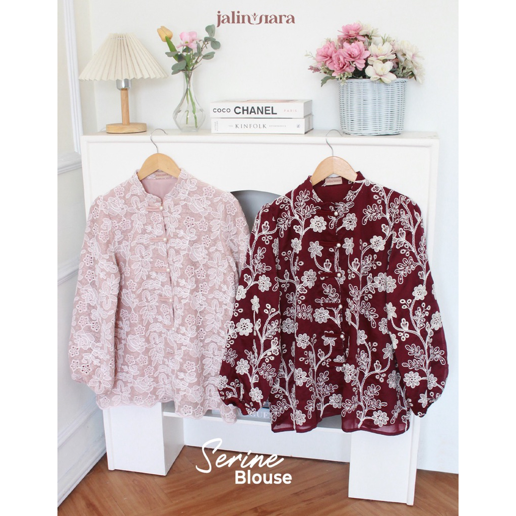 Omah Daster Eva - Blouse -Jalinnara | Blouse Wanita Motif Premium | Baju Lebaran Wanita