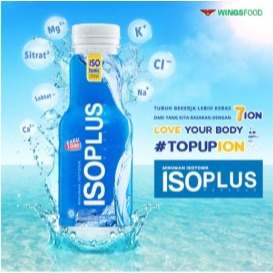Minuman Isotonik ISOPLUS 12 Botol 350ml - Merehidrasi Tubuh, Menyeimbangkan Ion, Mudah Diserap