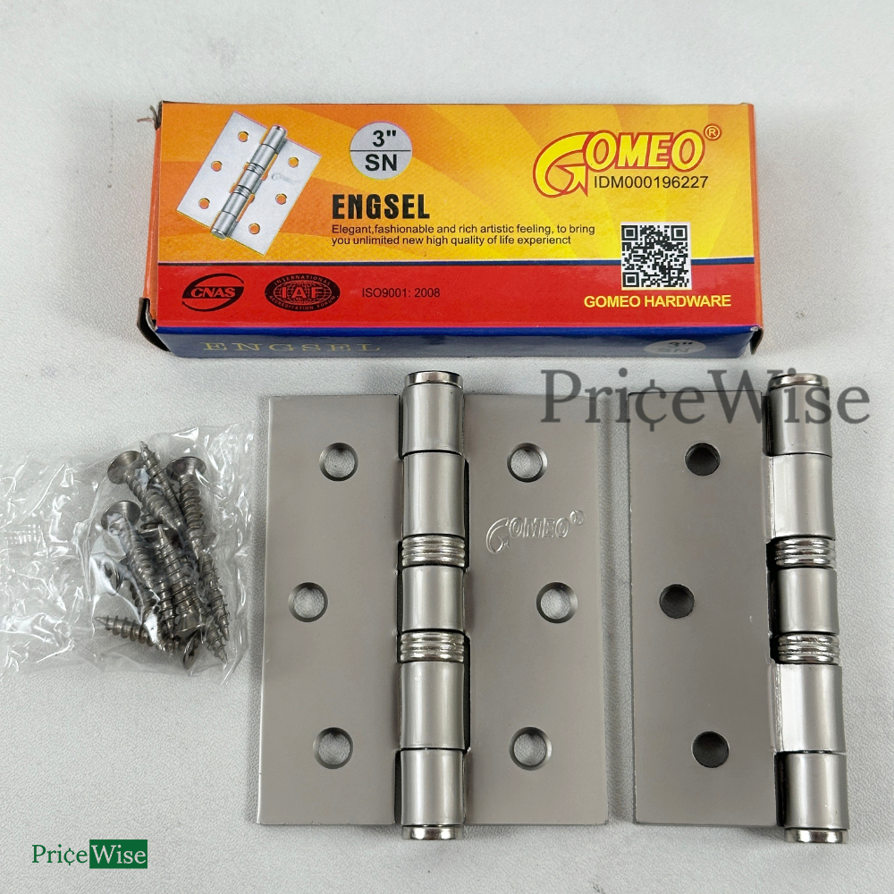 Engsel Besi Tebal 3" Gomeo / Engsel Pintu 3 inch / Hinges