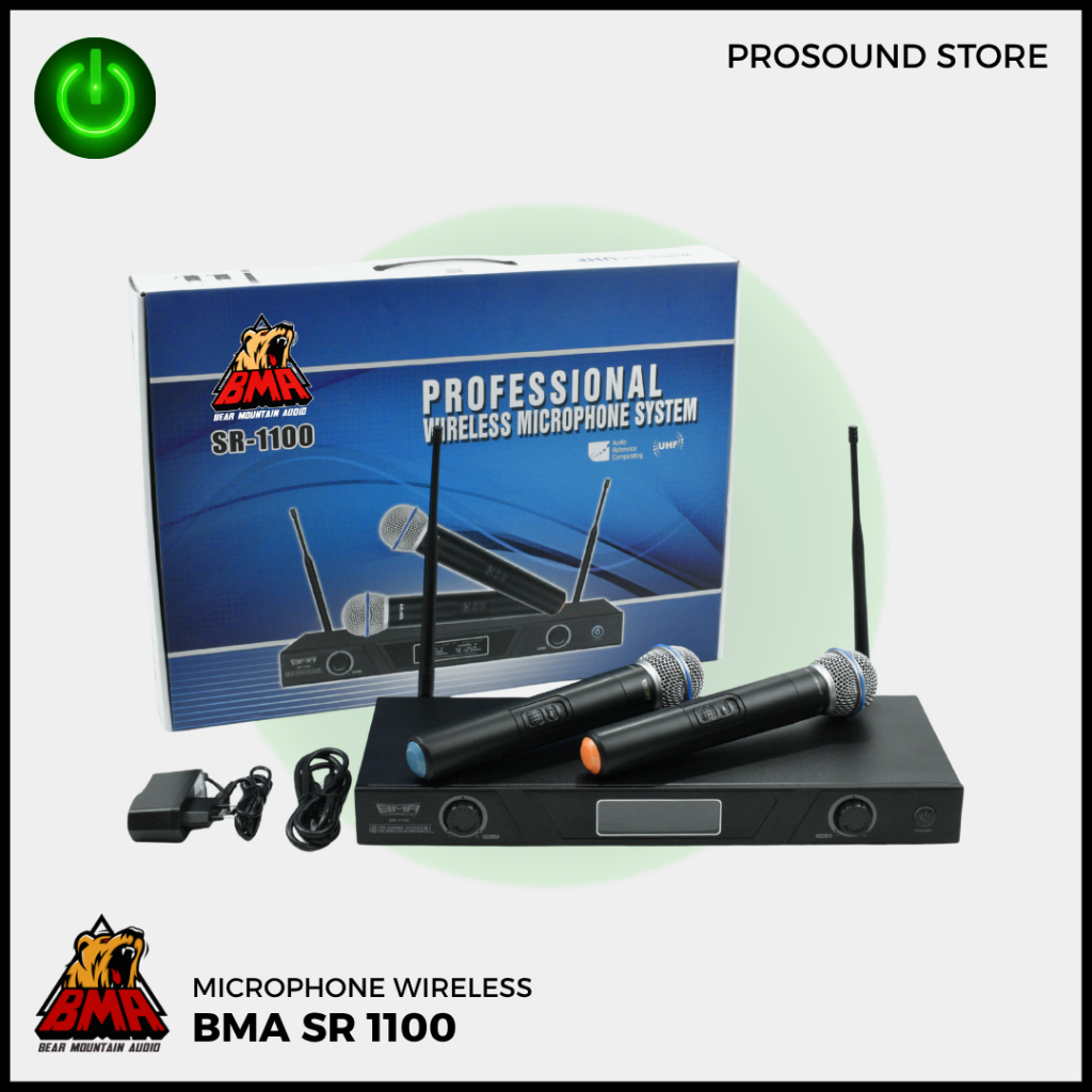 Professional Wireless Microphone BMA SR 1100 / mikrofon nirkabel