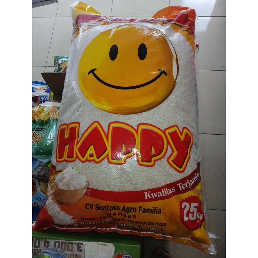 BERAS HAPPY 25KG - BERAS PREMIUM