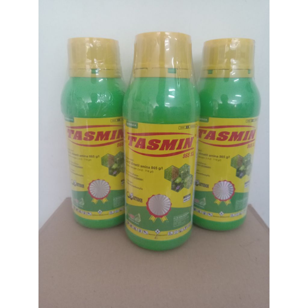 Herbisida Tasmin 856 SL kemasan 400 ml obat rumput untuk padi dan racun rumput lahan kosong campur r