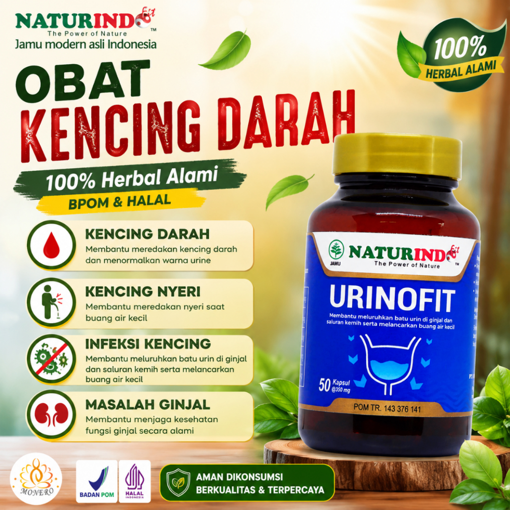 Obat Kencing Darah Hematuria Infeksi Kencing Batu Ginjal Berbusa Pria Wanita Urinofit