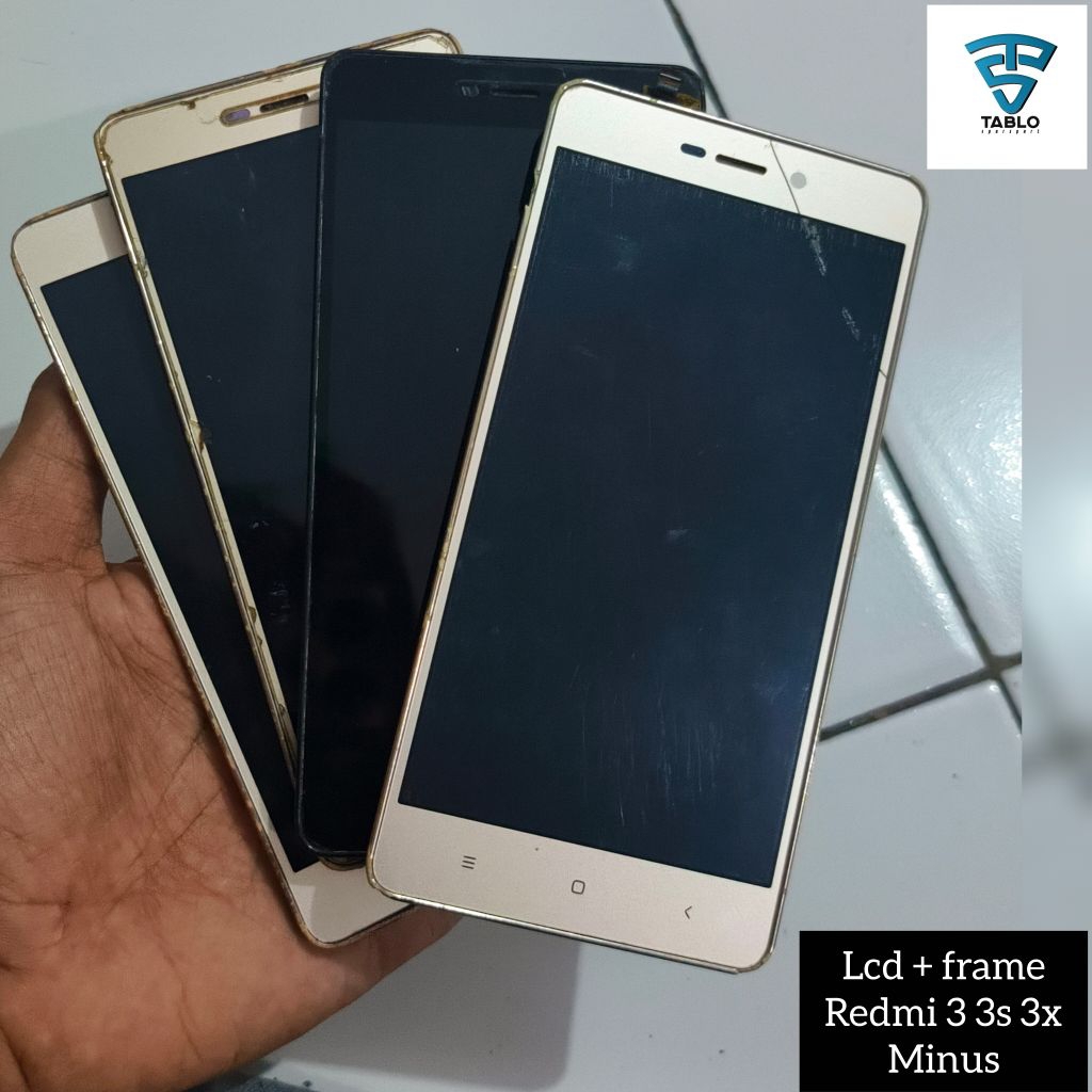 Lcd plus frame redmi 3 3s 3x minus
