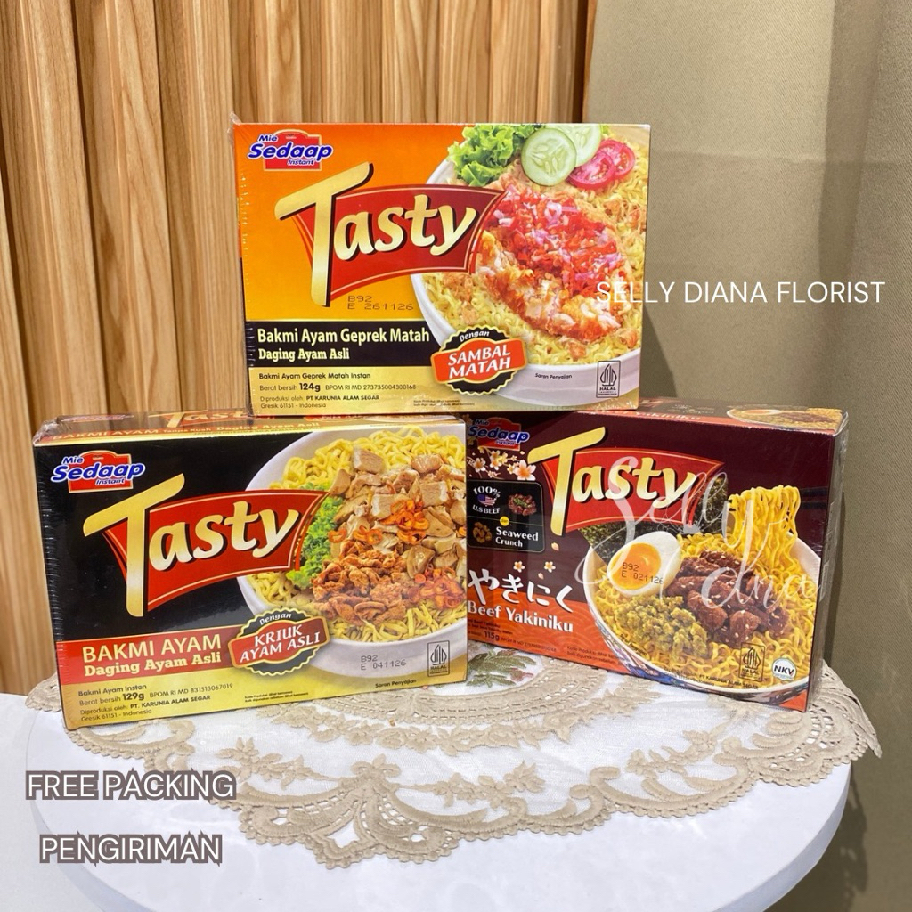Mie Sedaap Tasty Box Bakmie ayam 129gr
