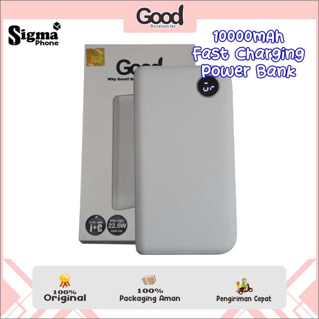 POWERBANK GOOD 10.000 MAH | TAHAN LAMA