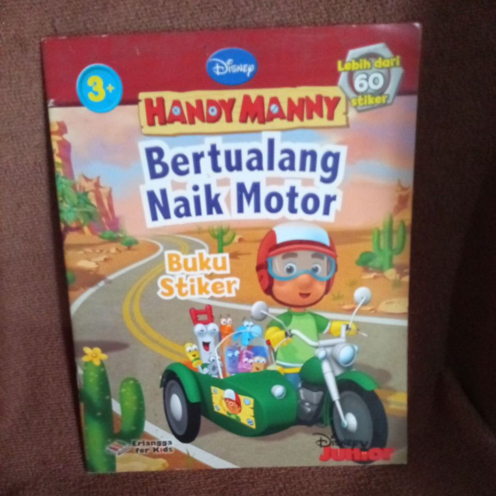 BUKU HANDY MANNY BERTUALANG NAIK MOTOR