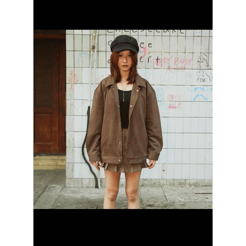 Signore Suede Coach Jacket