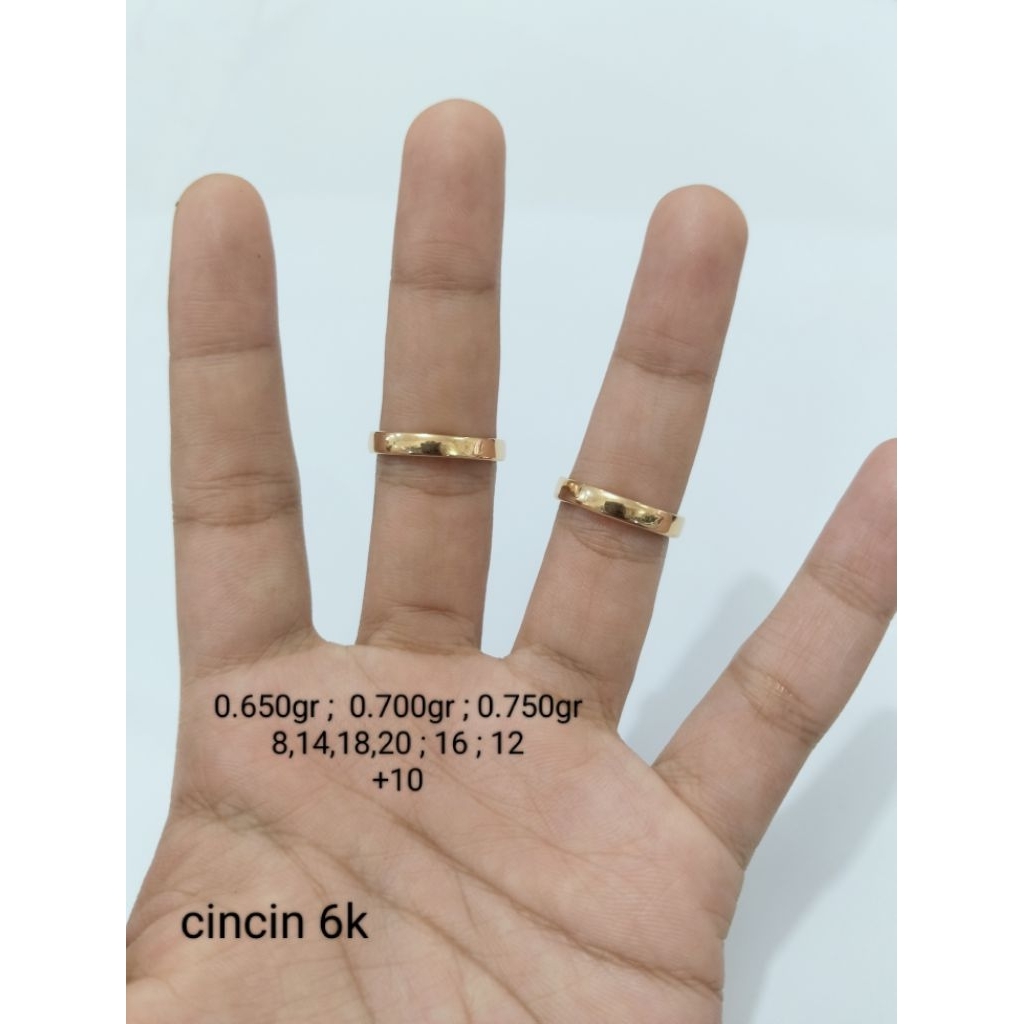 cincin emas 6 karat
