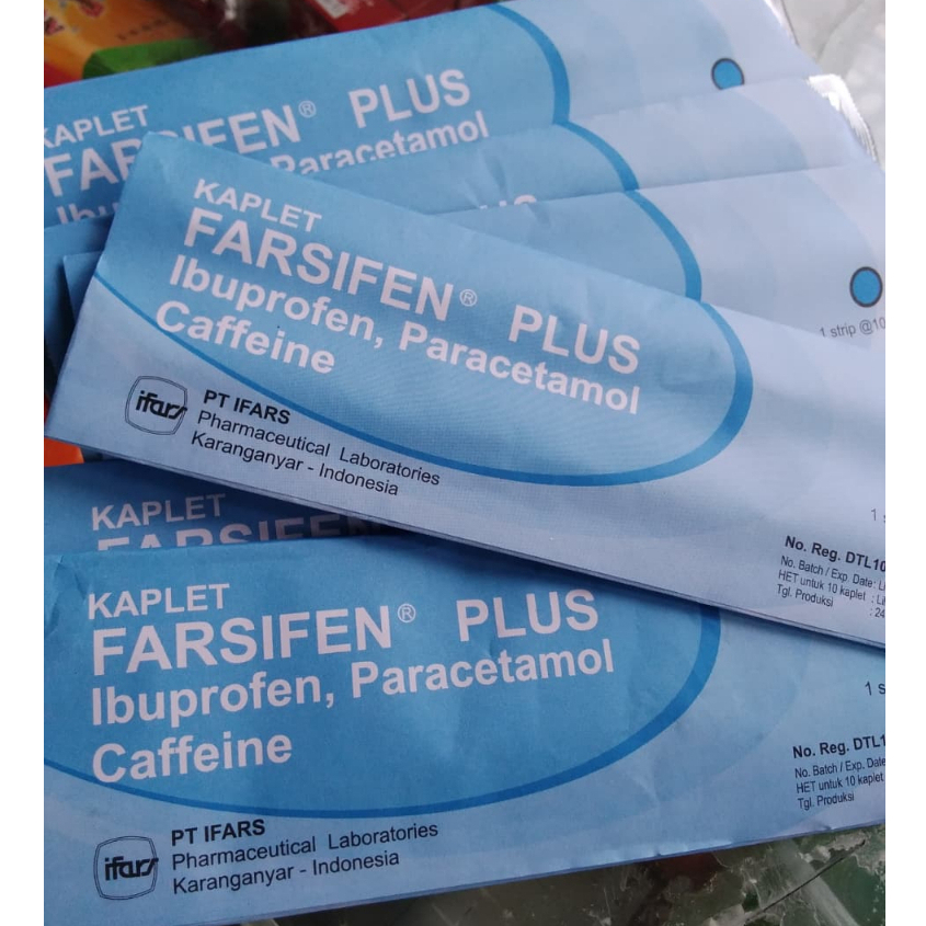 FARSIFEN PLUS STRIP ISI 10 TABLET (OBAT DEMAM)