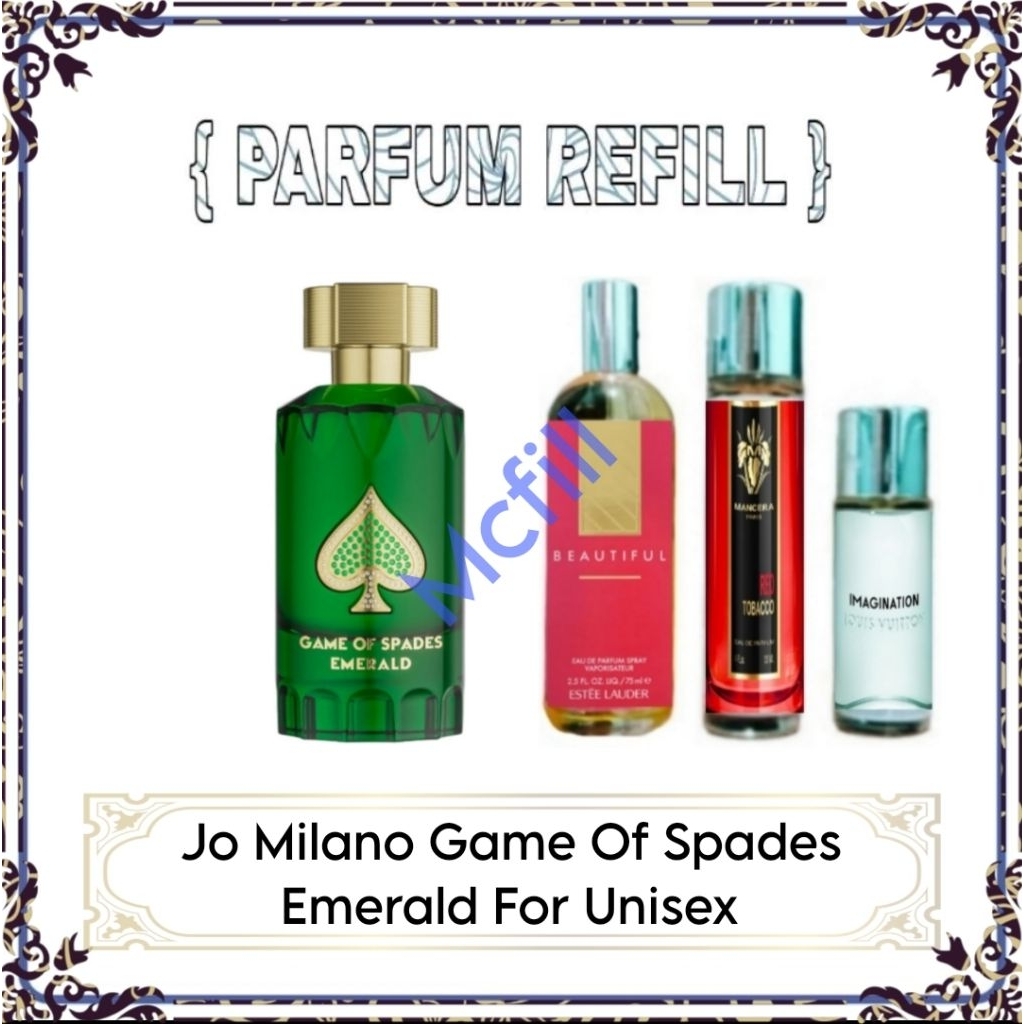 Parfum Refill Jo Milano G of S Emerald For Unisex