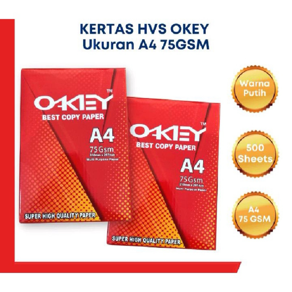 Kertas Kiki Okey A4 / Rim