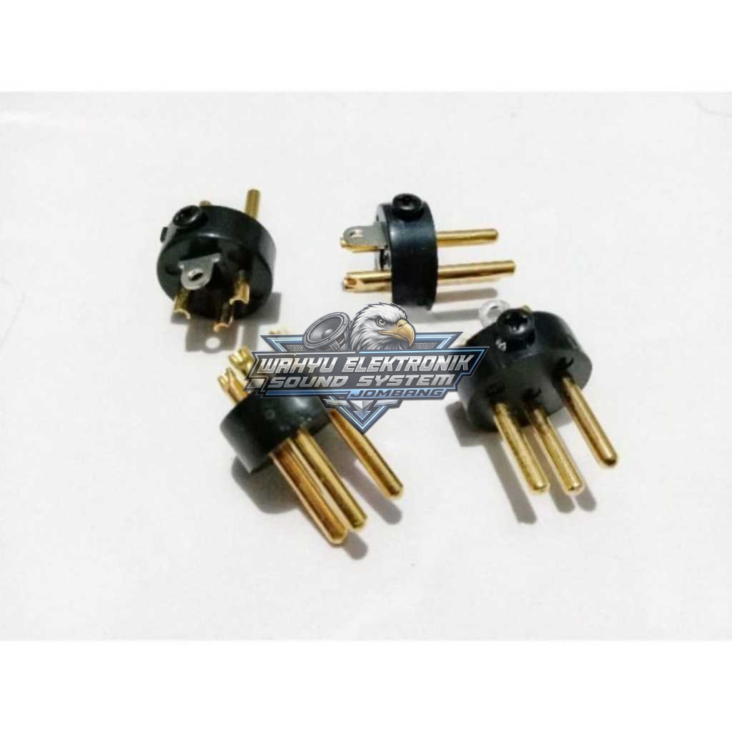 Pin Soket Mic , Pin Canon /,Jack Soket konektor Microphone Warna Gold