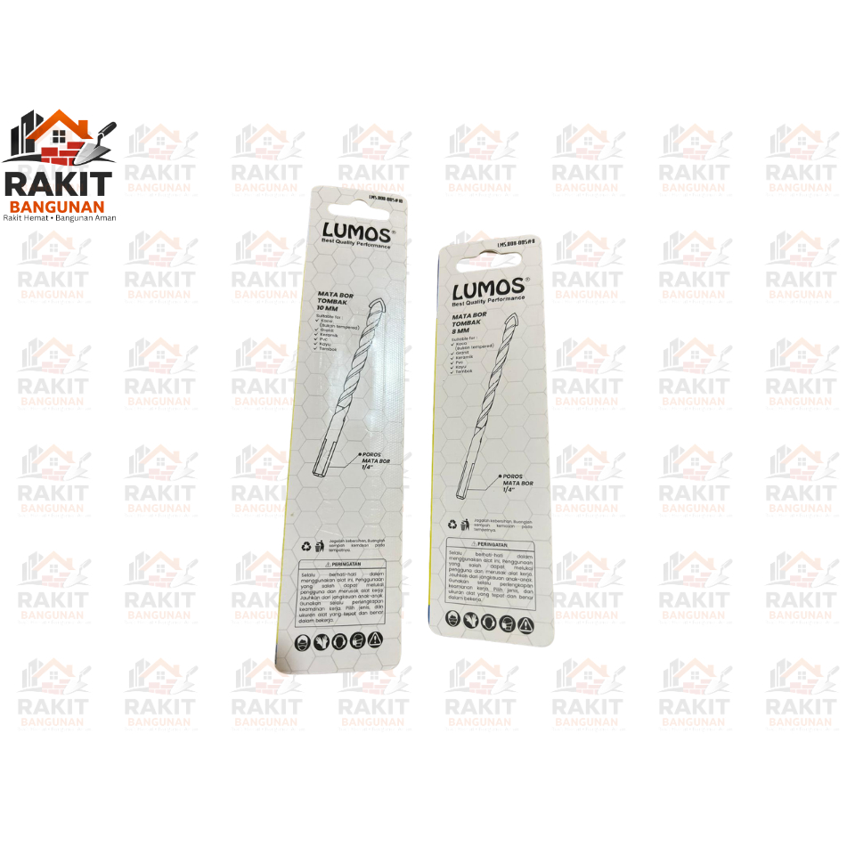Mata Bor Tombak Lumos 8 10 mm