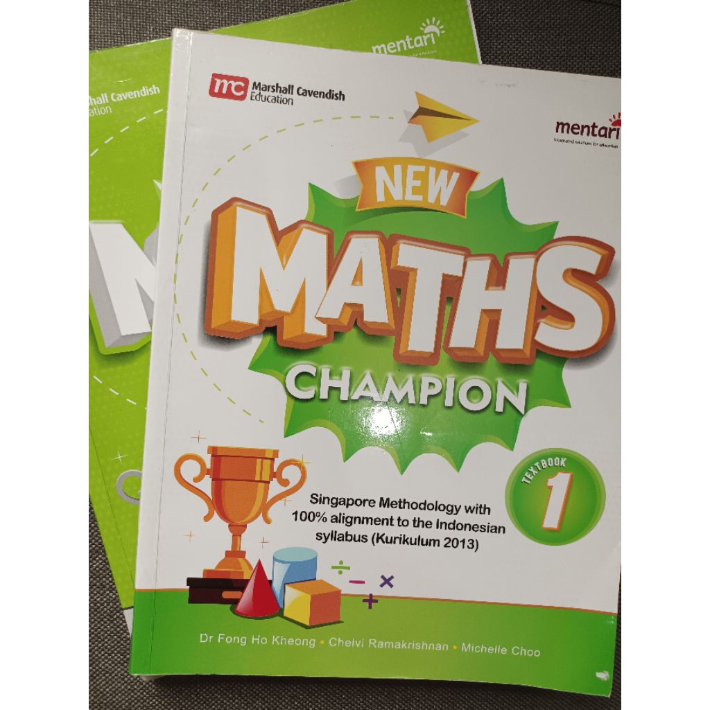Preloved buku Maths Champion 1 untuk 2 buku