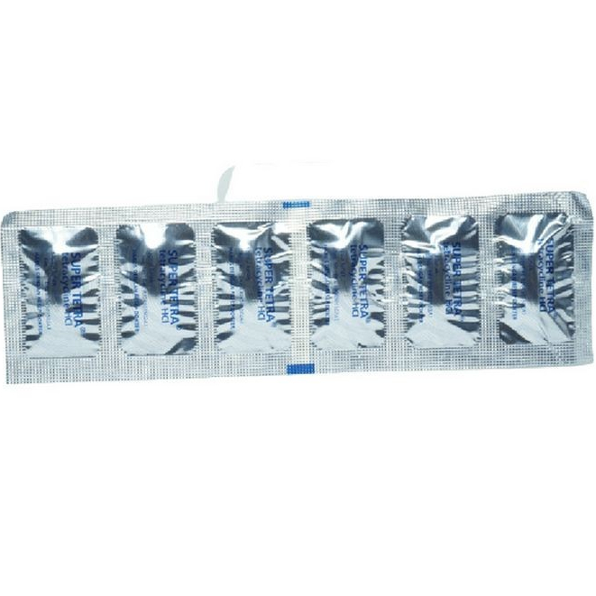 SUPER TETRA 250 MG 1 STRIP @ 6 KAPSUL LUNAK