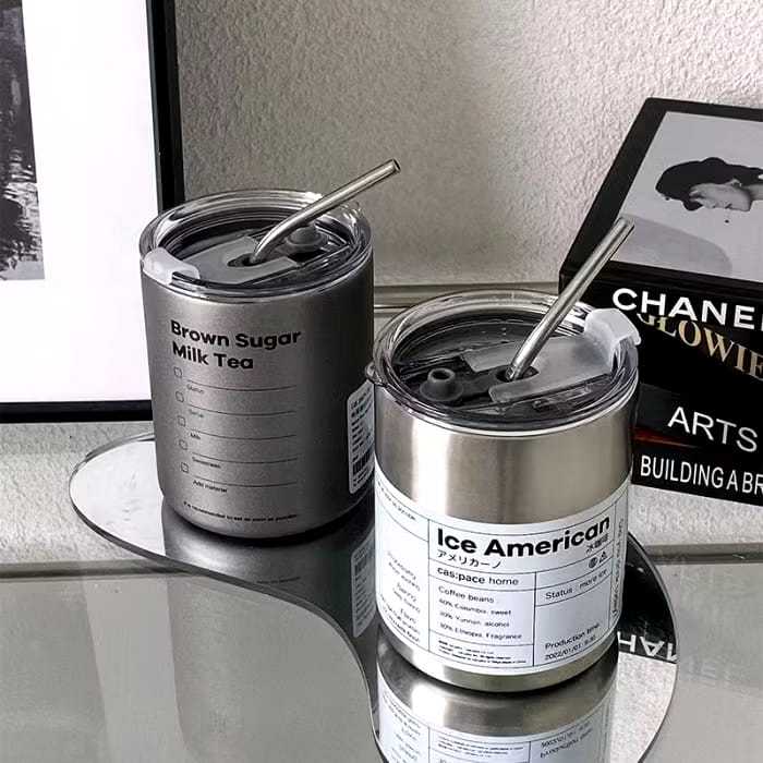 Tumbler Americano New Tumbler Coffee Cup Gelas Stainless Steel Tumblr 320ml TAKASIMURA STORE
