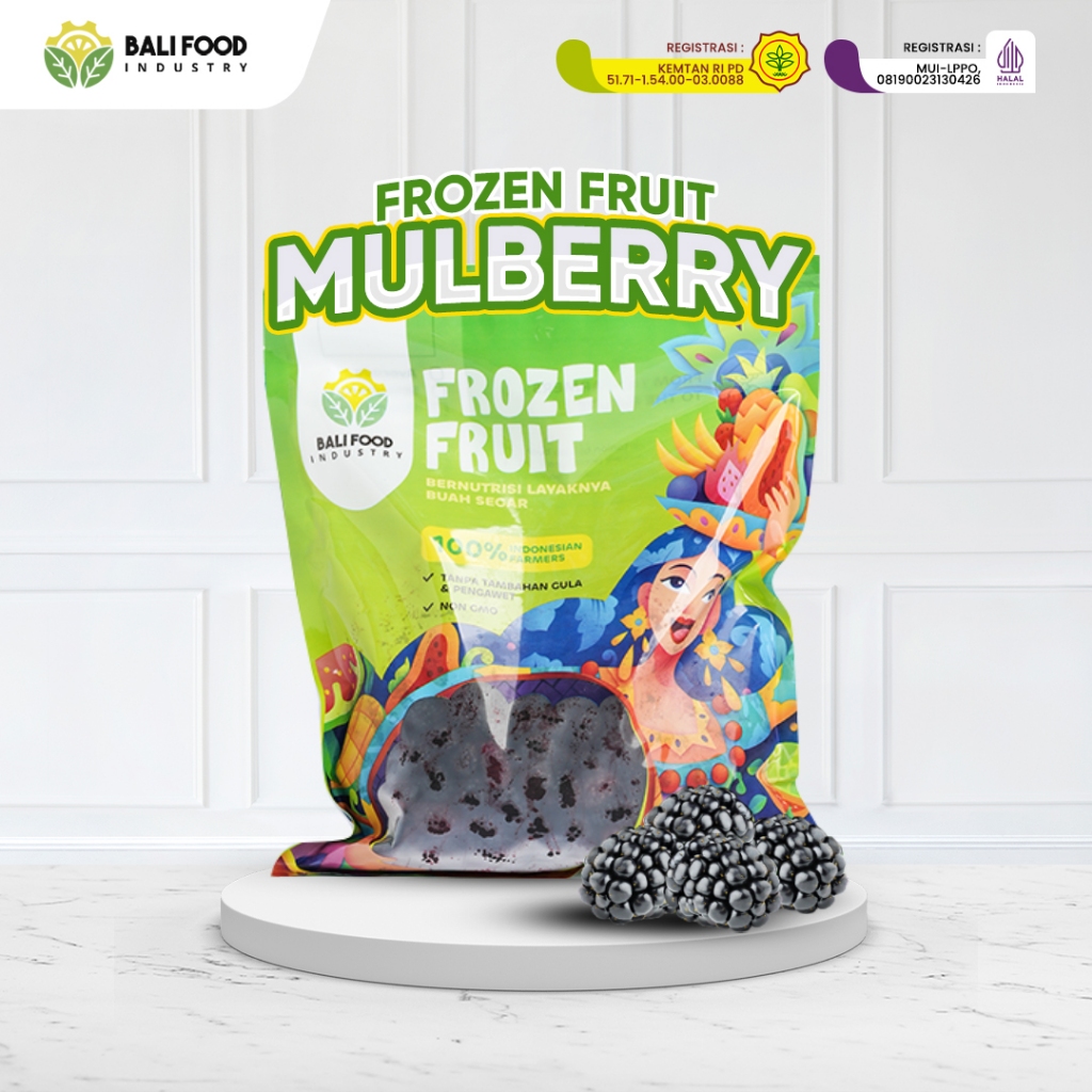 Mulberry Beku / Murbei Frozen Buah Beku by Bali Food Industry