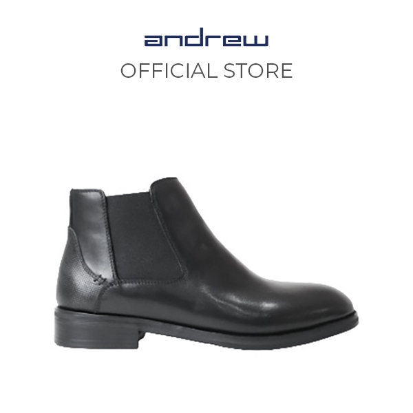 Sepatu Boots Pria Andrew Shoes Davin Black
