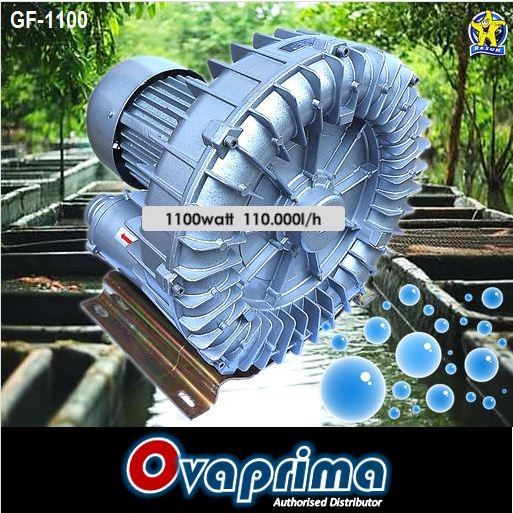 Resun GF-1100 Pompa Udara Heavy Duty Air Pump Blower Aquarium Kolam Tambak Resun GF1100