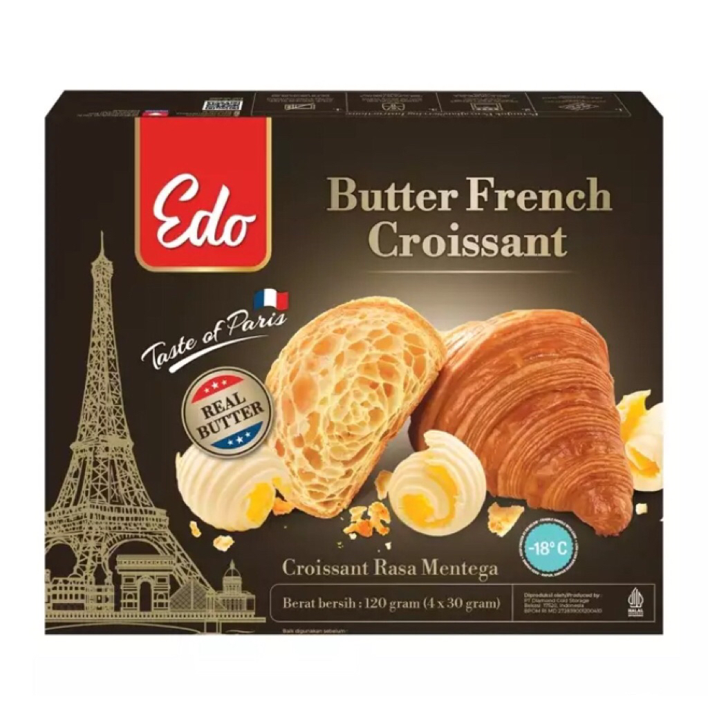 Butter French Croissant 120 Gr | Croissant Butter Edo