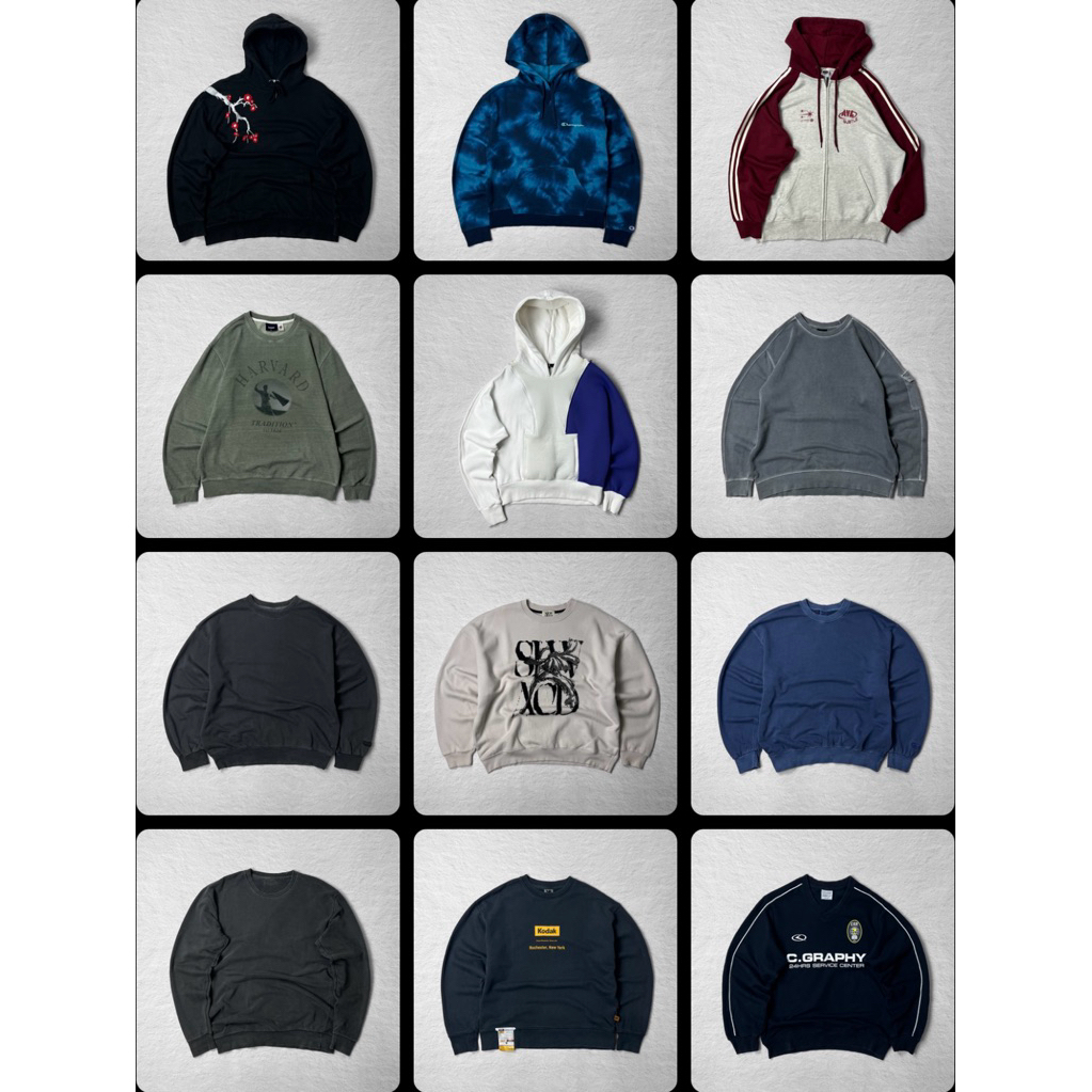 Hoodie | Crewneck | Halfzip | Washed