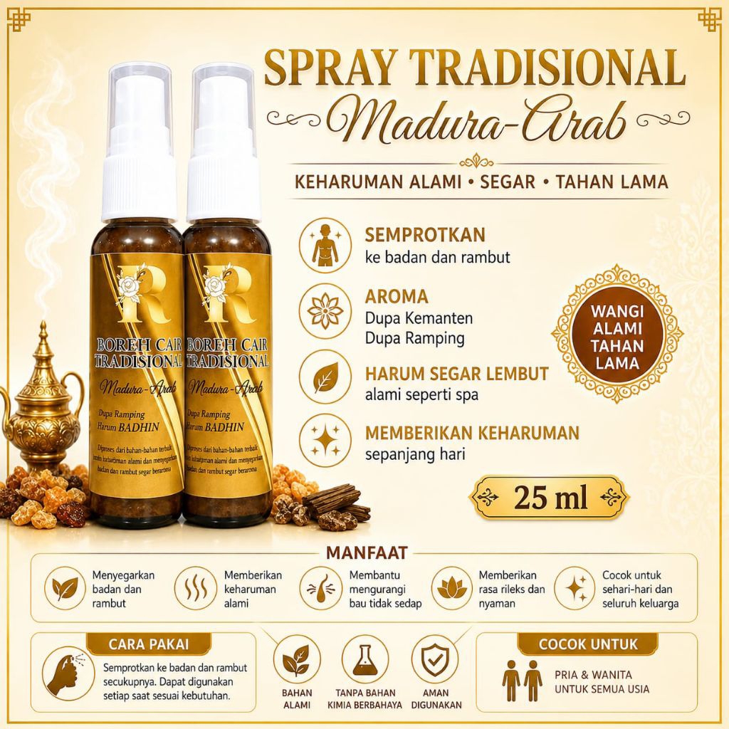 BOREH DUPA RAMPING PARFUM BEDAK SARI KHAS MADURA