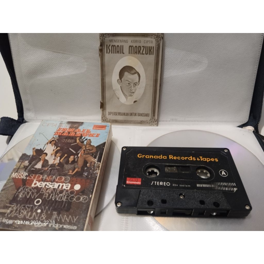 kaset pita cipta & karya Ismail Marzuki //