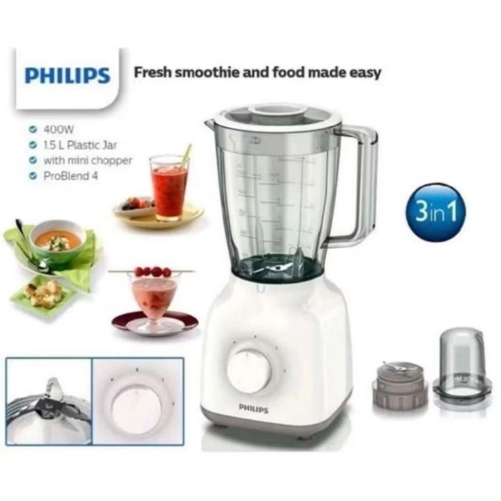 PALING TOP 1 BLENDER PHILIPS HR-2106 BLENDER TABUNG PLASTIK/MIKA ANTI PECAH