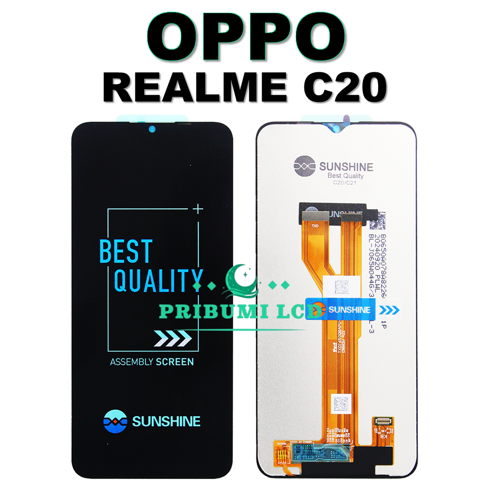 LCD TOUCHSCREEN REALME C20 ORIGINAL 100% COMPLETE