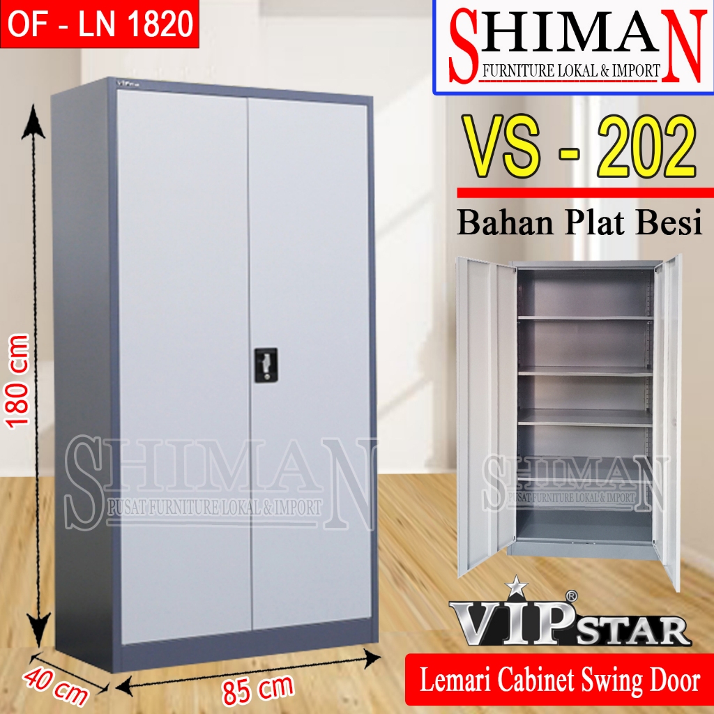 Lemari Arsip Besi Merk VIP STAR | Lemari Cabinet Besi