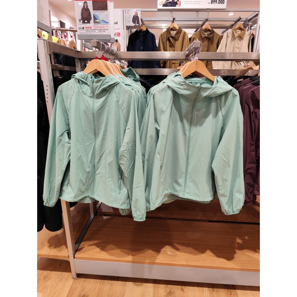 Jaket Parka Saku UV Protection (Nano Design) Wanita Uniqlo (Unisex)