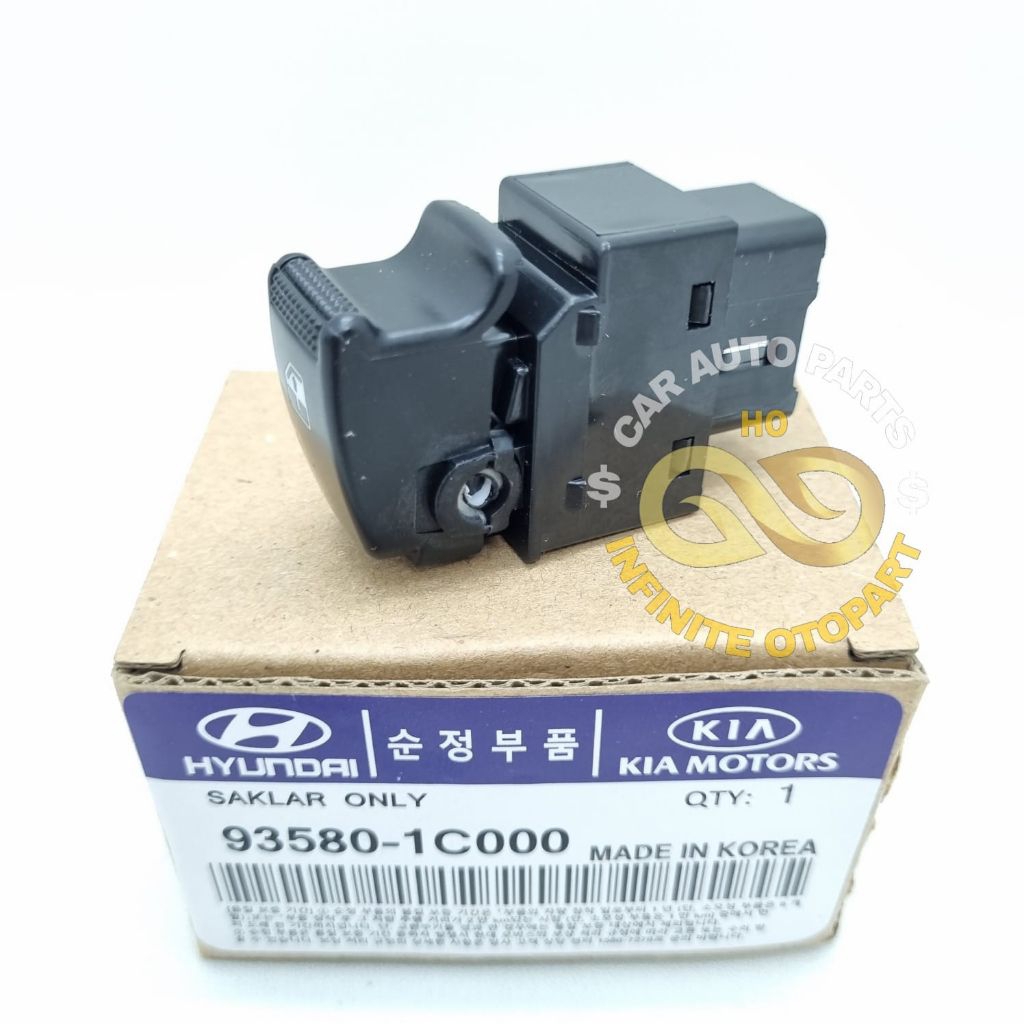 SAKLAR SINGLE POWER WINDOW KIRI HYUNDAI GETZ MATRIX TUCSON
