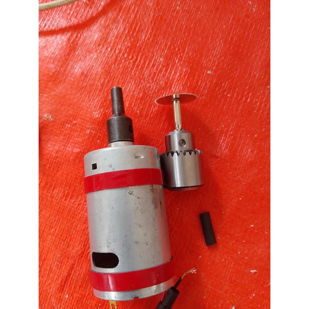 Mini grinder mini drill DC 12v DIY socket DC female + saklar on off