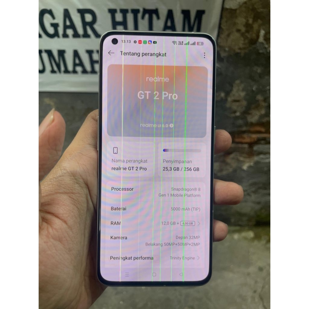 Lcd dan frame realme gt 2 pro ORI copotan minus