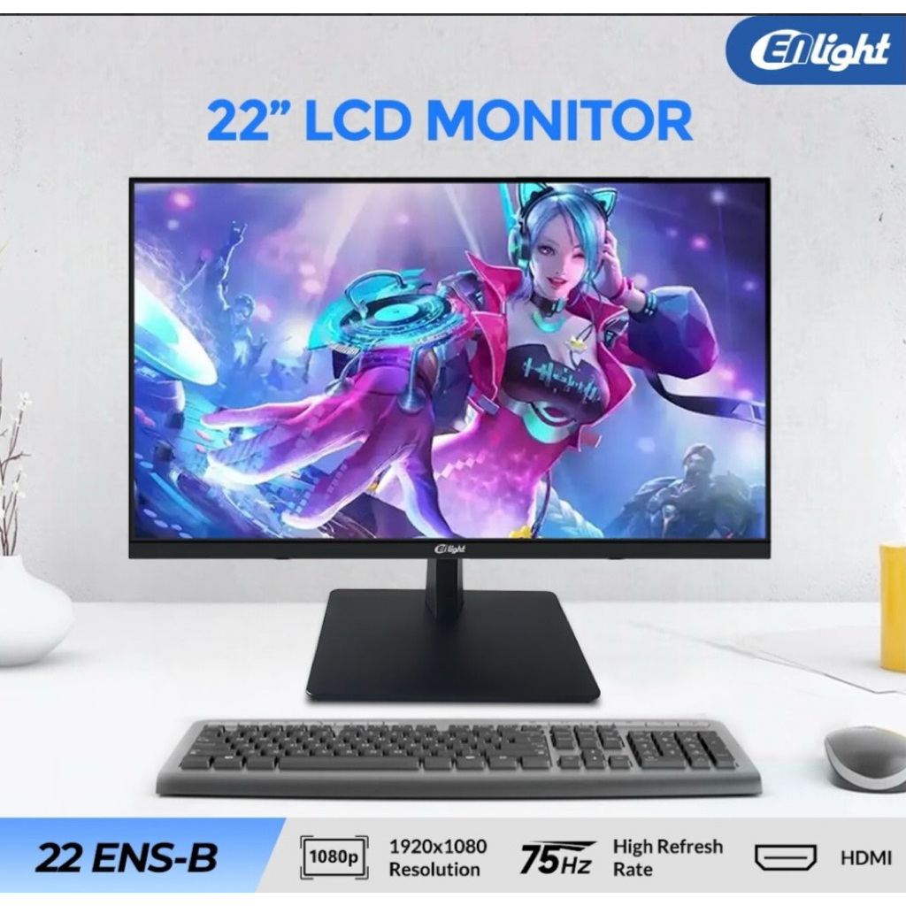 Monitor Enlight LED IPS 22ENS-B - Full HD 22" Inch