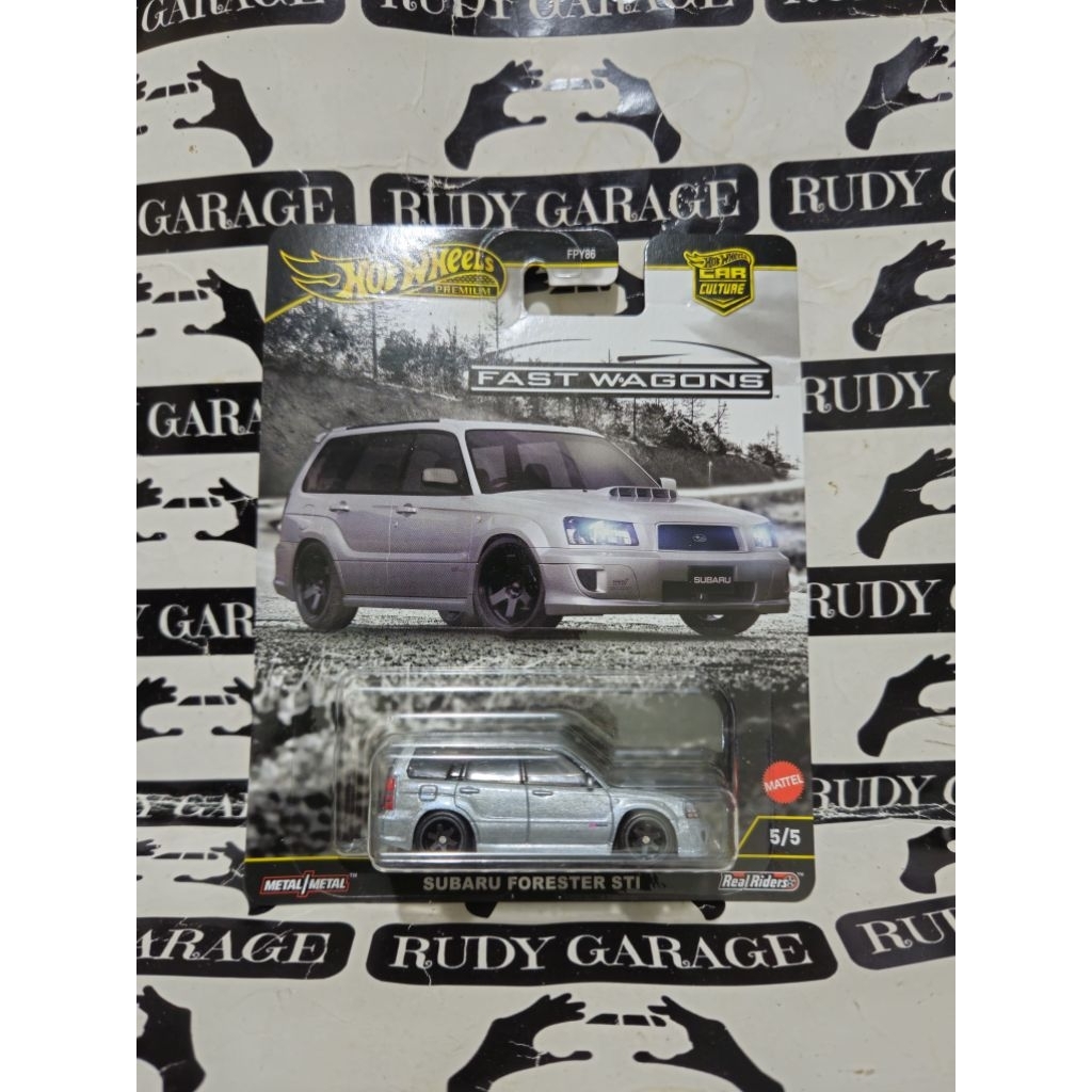 Hot wheels Premium Subaru Forester STI Silver